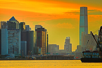 Lei Yue Mun, view of Hong Kong