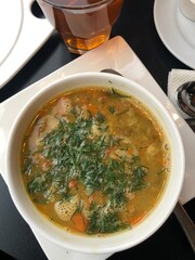 chicken soup with vegetables