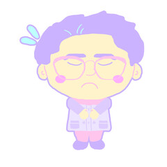 若い 男性 謝る