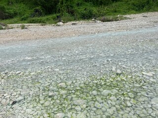 water in the river