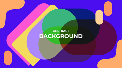 ABSTRACT GEOMETRIC BACKGROUND FLAT COLOR DESIGN VECTOR TEMPLATE FOR WALLPAPER, COVER DESIGN, HOMEPAGE DESIGN
