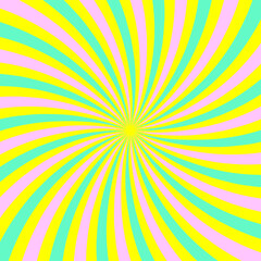 Striped spiral hypno background