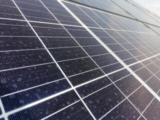 Solar panels, PV panels, ecology, green energy, carbon free.