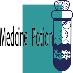 Logo for the covid cure, drug
