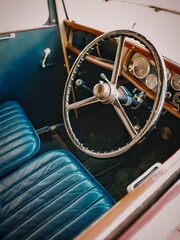 oldtimer details in the streets from funchal madeira portugal