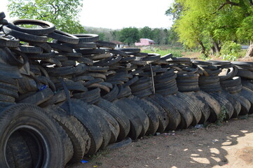 stack of tires