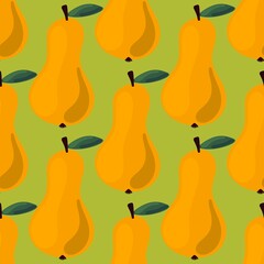 Fruit seamless pears pattern for fabrics and textiles and packaging and gifts and cards and linens and kids 