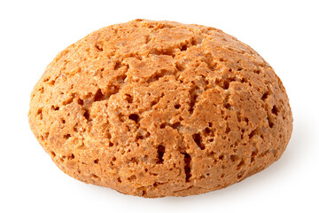 Whole amaretti biscuit.