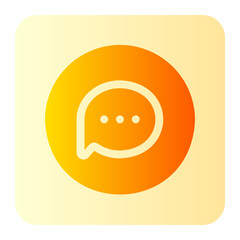 message gradient icon