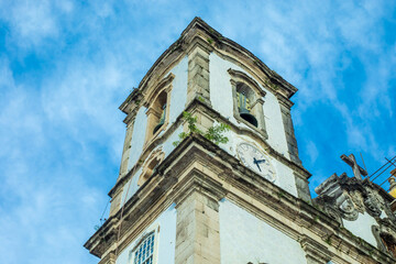 Fototapeta na wymiar Tower of the Church of Senhor do Bonfim