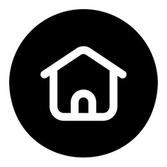 home glyph icon