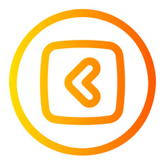 back gradient icon