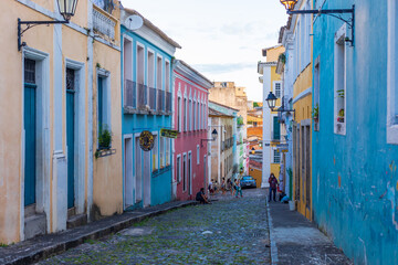 Fototapeta na wymiar Partial view of Açouguinho street