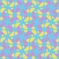 Rounded abstract seamless pattern - accent for any surfaces.