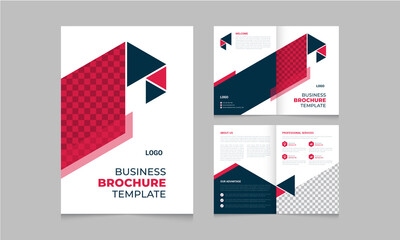 Corporate Business brochure layout with modern, minimal and abstract design template