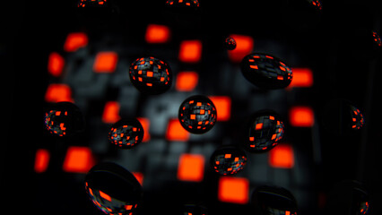 Abstraction in water drops