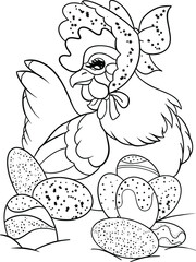 Easter Coloring Page