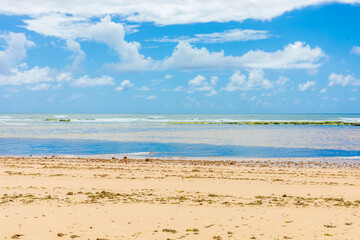 Fototapeta na wymiar Partial view of Busca Vida beach in Abrantes