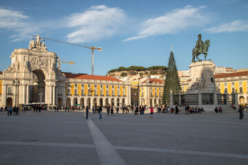 Terreiro do Pa&ccedil;o Avenue in Lisbon