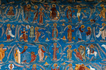 Paintings of the monastery of Humor in Romania
