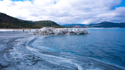 View of Salda Lake, Burdur, Turkey