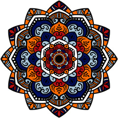 Hand drawn Mandala. Vintage decorative elements