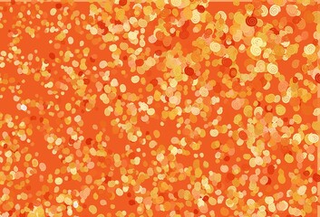 Light Yellow, Orange vector template with bent ribbons.