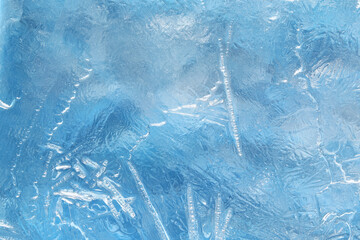 blue ice texture background