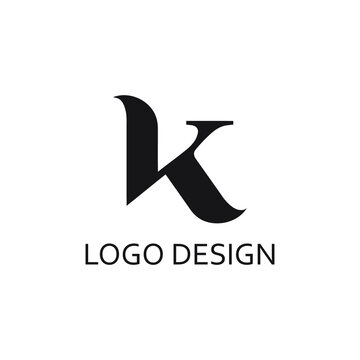 modern letter k logo design template