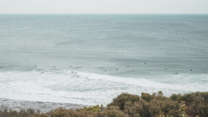 Surfers out in Aus