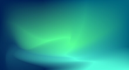 Abstract green and blue background. Aurora Borealis sky