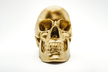 Golden skull