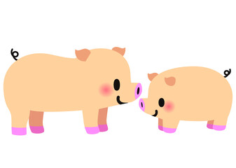 豚,動物,動物園,子供,幼稚園,保育園,小学生,かわいい,保育,園児,幼児,児童,小学校,子豚,親子,仲良し,お母さん