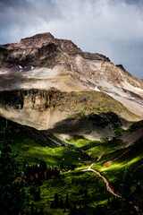 old road through the mountains