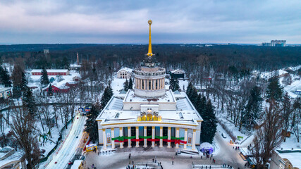 Aerial view of the National Expo Center of Ukraine