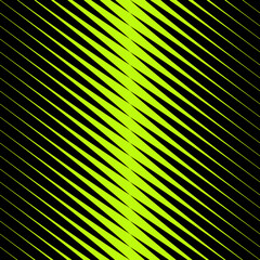 Vector abstract geometric halftone seamless pattern with diagonal lines, fade stripes. Extreme sport style background, urban art. Black and vibrant green minimal texture. Trendy modern repeat design © Olgastocker