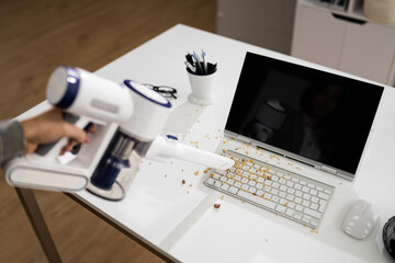 Cleaning Office Desk