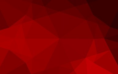 Light Red vector polygon abstract layout.