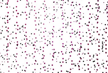 Light Purple vector pattern in polygonal style with circles.