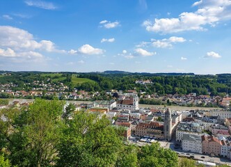 Fototapeta na wymiar Passau von oben