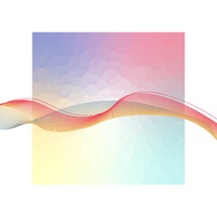 Abstract background with wave lines, can be used as a print on household items, clothes, etc., magazine page design.