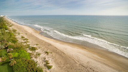 aerial view of Melbourne Beach, Florida