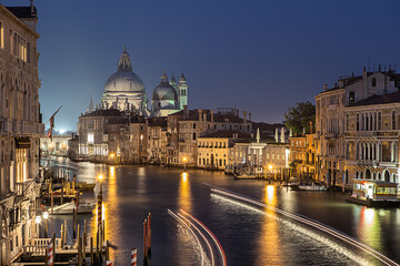 Historic and amazing Venice in the evening, Italy - obrazy, fototapety, plakaty