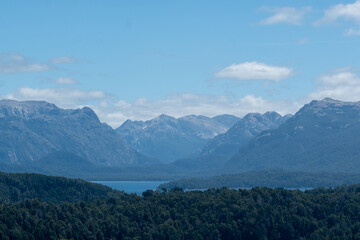 Mountains and clouds