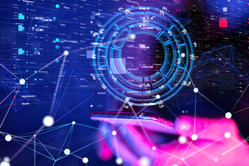 Futuristic wave, Futuristic data stream