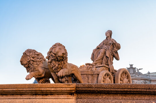 Cibeles Monument in Madrid, Spain