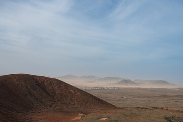 landscape in the desert