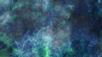 Fototapeta na wymiar Glowing huge space nebula with young stars. Universe and galaxy