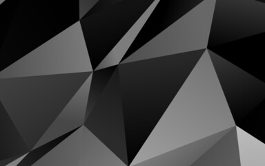 Fototapeta premium Light Silver, Gray vector abstract mosaic background.