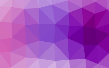Obraz premium Light Purple vector abstract mosaic pattern.